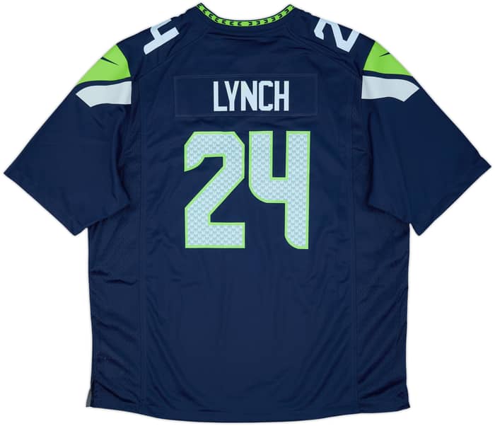 2019 Seattle Seahawks Lynch #24 Nike Game Home Jersey (XXL)