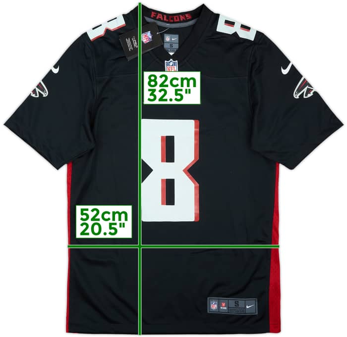 2021-25 Atlanta Falcons Pitts #8 Nike Game Home Jersey (S)