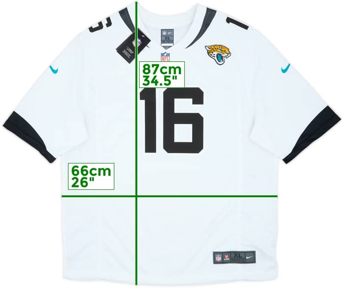 2021-25 Jacksonville Jaguars Lawrence #16 Nike Game Away Jersey (XL)