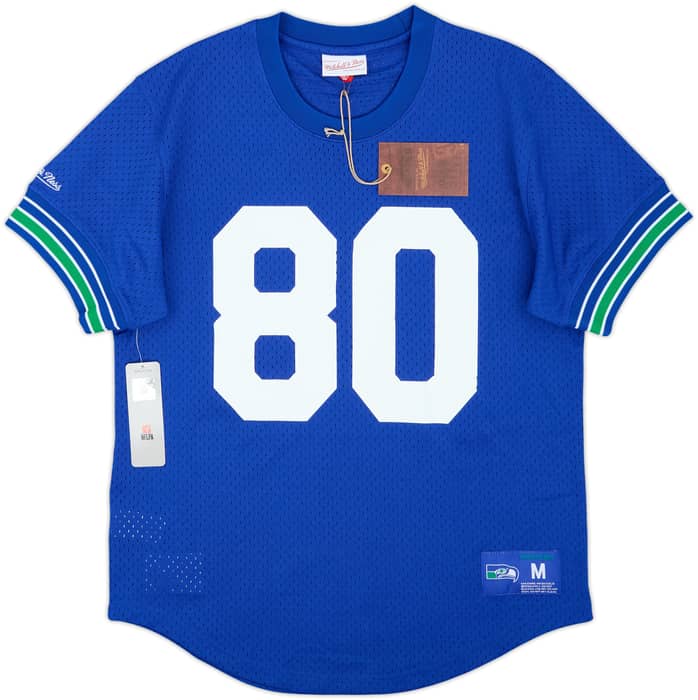 1980s Seattle Seahawks Largent #80 Mitchell & Ness Crew Top (M)