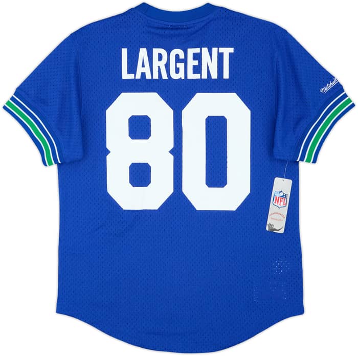 1980s Seattle Seahawks Largent #80 Mitchell & Ness Crew Top (M)