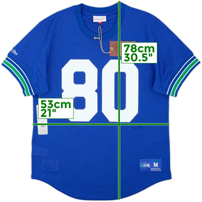 1980s Seattle Seahawks Largent #80 Mitchell & Ness Crew Top (M)