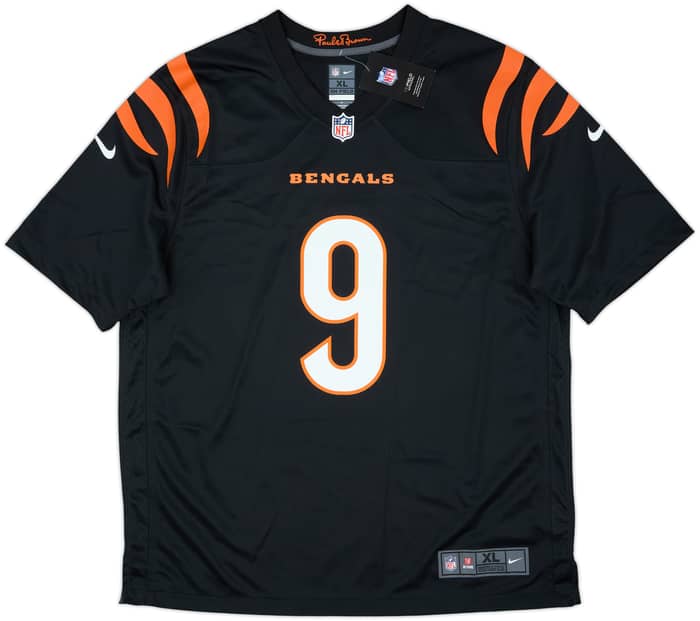 2021-25 Cincinnati Bengals Burrow #9 Nike Game Home Jersey (XL)
