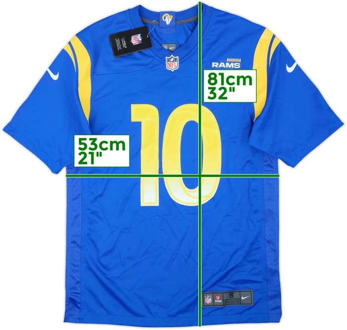 2020-24 LA Rams Kupp #10 Nike Game Home Jersey (S)