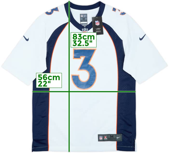 2022-23 Denver Broncos Wilson #3 Nike Game Away Jersey (M)