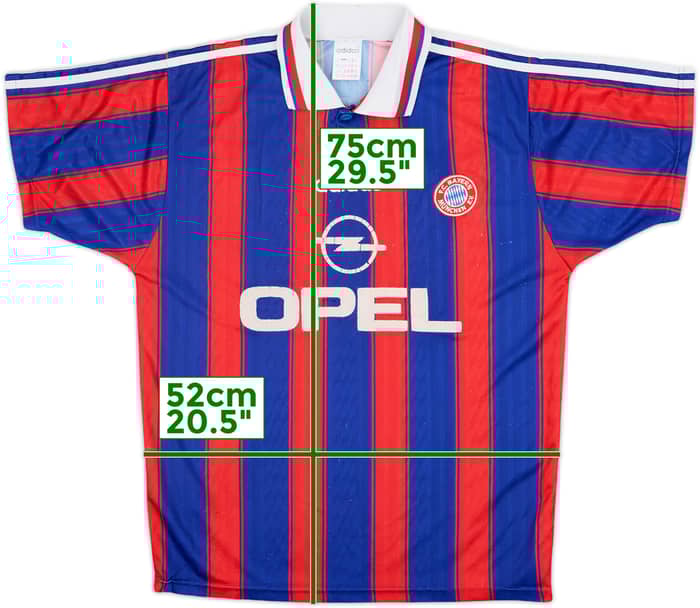 1995-97 Bayern Munich Home Shirt - 5/10 - (M)