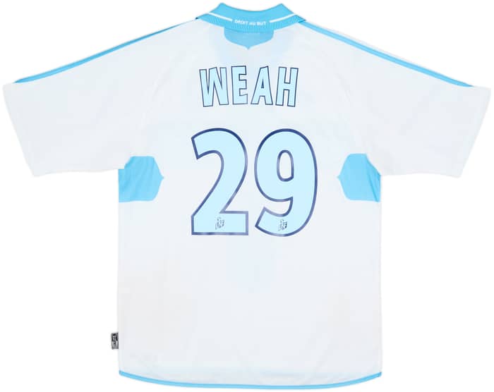2000-01 Olympique Marseille Home Shirt Weah #29 - 7/10 - (S)