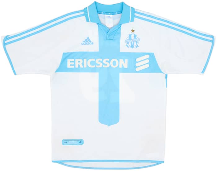 2000-01 Olympique Marseille Home Shirt Weah #29 - 7/10 - (S)