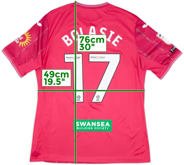 2023-24 Swansea Match Issue Third Shirt Bolasie #17