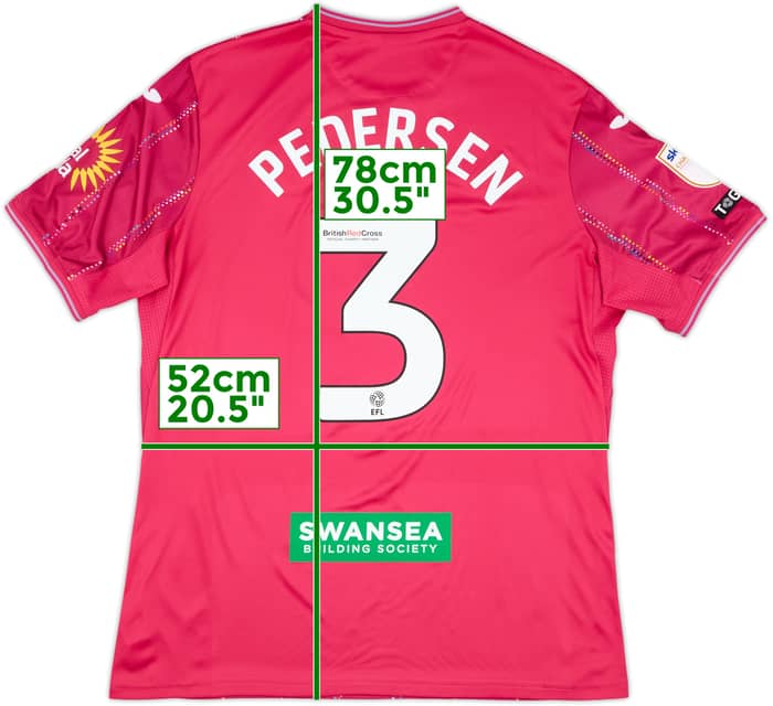 2023-24 Swansea Match Issue Third Shirt Pedersen #3