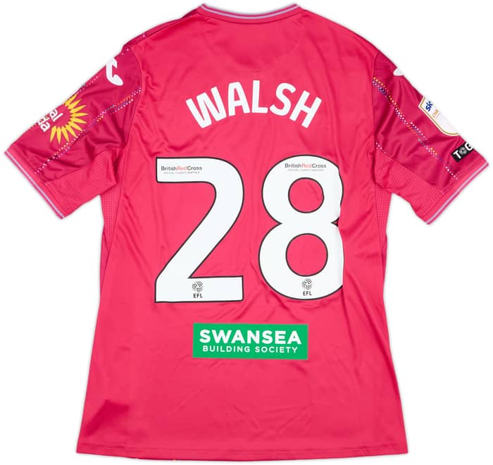 2023-24 Swansea Match Issue Third Shirt Walsh #28