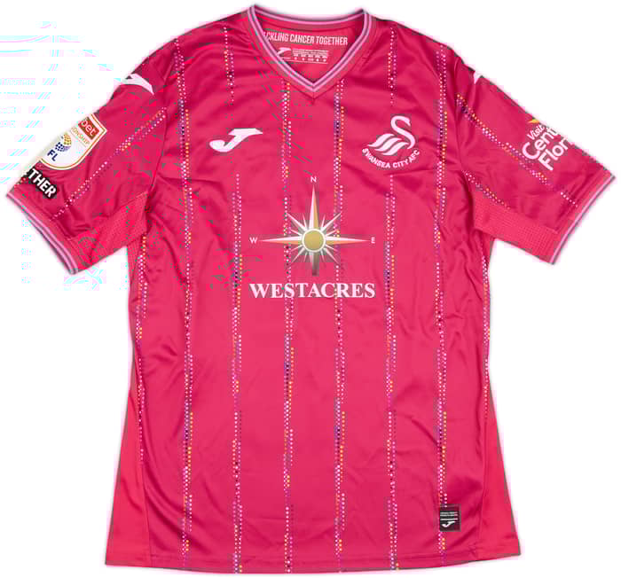2023-24 Swansea Match Issue Third Shirt Walsh #28