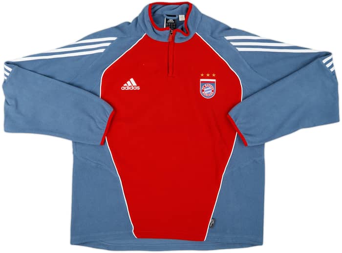 2005-06 Bayern Munich adidas 1/4 Zip Fleece Top - 9/10 - (XXL)