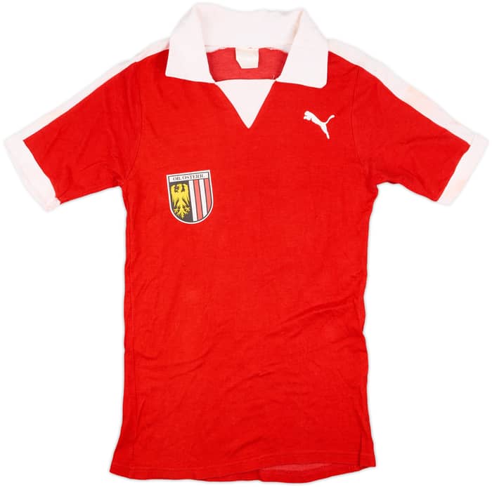 1978-80 Oberosterreich Match Issue Home Shirt #12