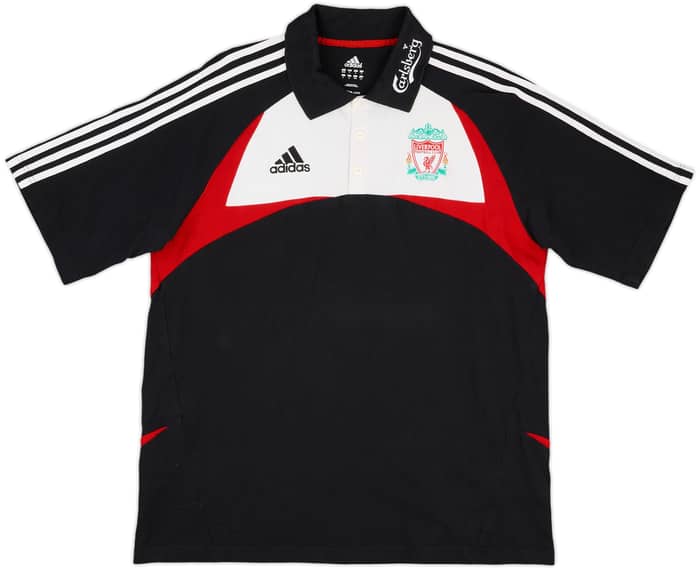 2007-08 Liverpool adidas Polo Shirt - 8/10 - (L)