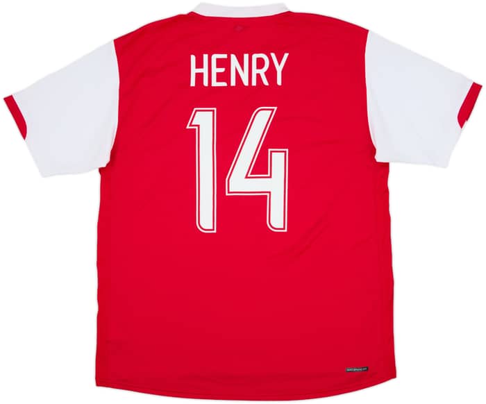 2006-08 Arsenal Home Shirt Henry #14 - 6/10 - (L)