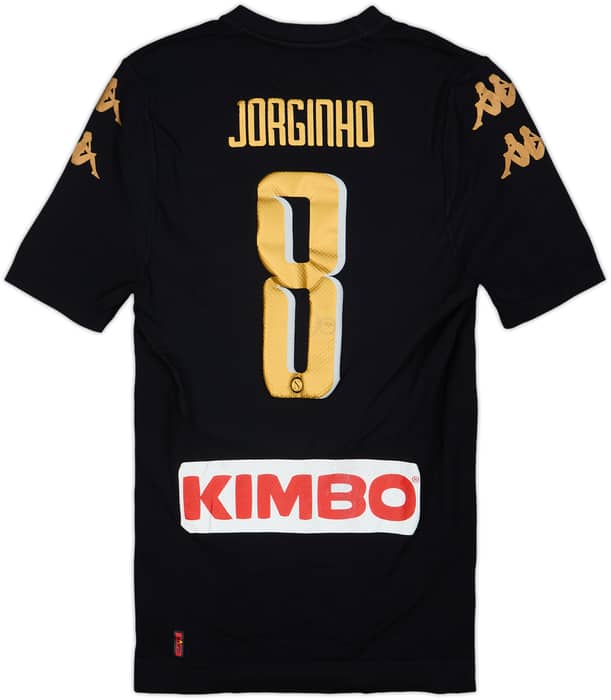 2016-17 Napoli Authentic Third Shirt Jorginho #8 - 6/10 - (L/XL)