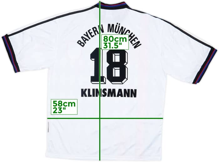 1996-98 Bayern Munich Away Shirt Klinsmann #18 (L)