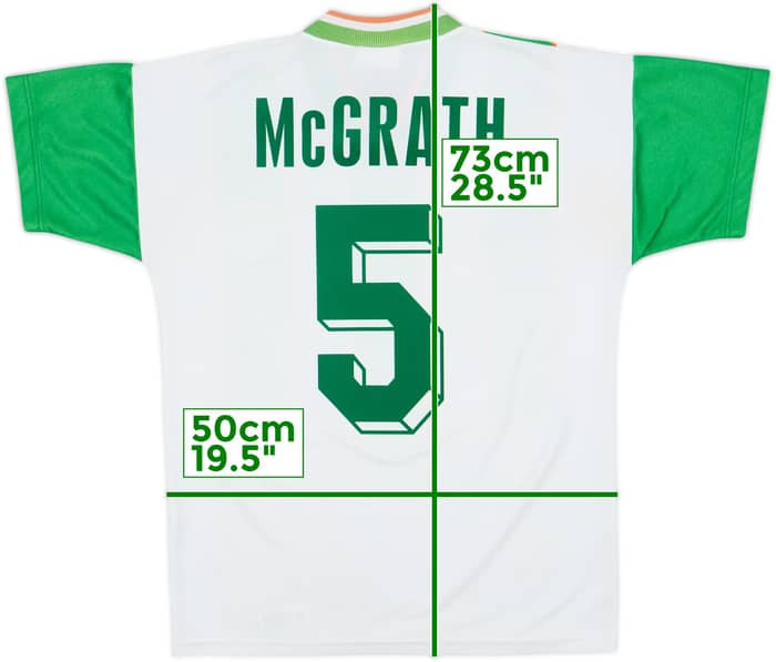 1994 Ireland Away Shirt McGrath #5 - 6/10 - (M)