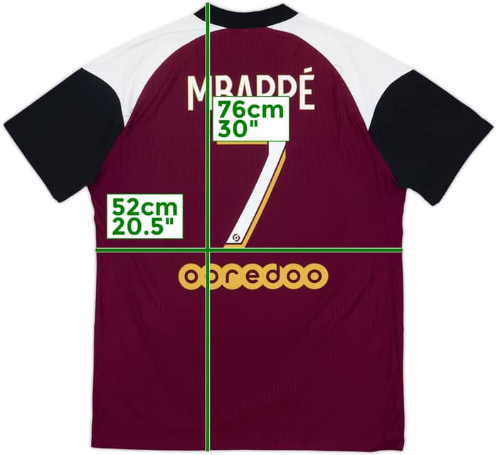 2020-21 Paris Saint-Germain Authentic Third Shirt Mbappe #7 - 6/10 - (L)