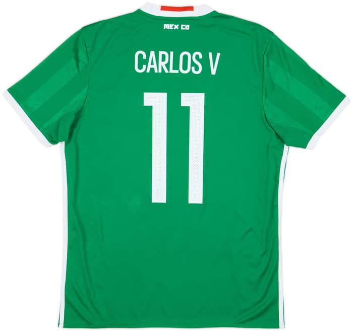 2016-17 Mexico Copa America Home Shirt Carlos V #11 - 7/10 - (L)
