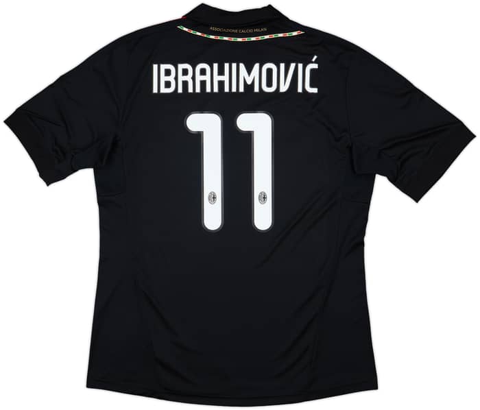 2011-12 AC Milan Third Shirt Ibrahimovic #11 (XL)