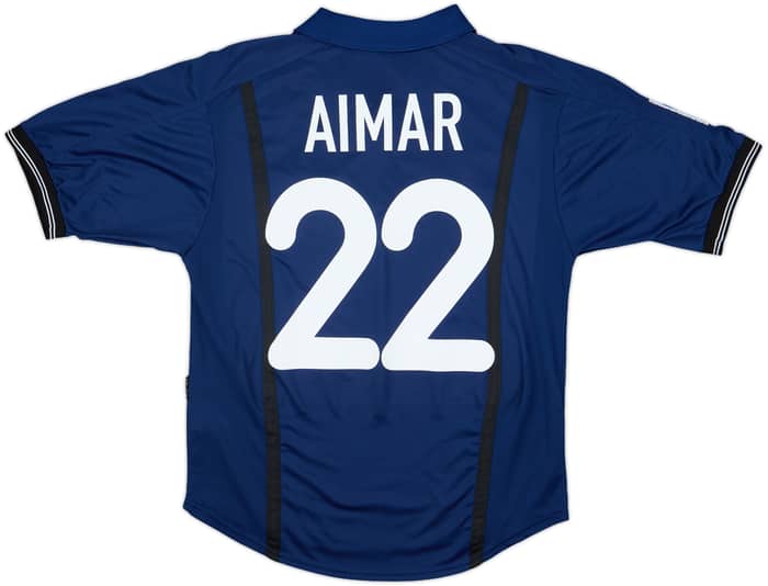 2000-01 Valencia Away Shirt Aimar #22 - 9/10 - (S)
