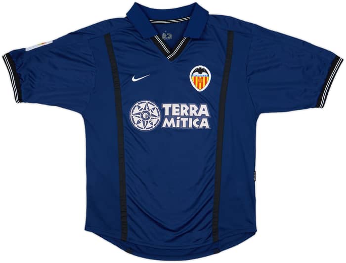 2000-01 Valencia Away Shirt Aimar #22 - 9/10 - (S)