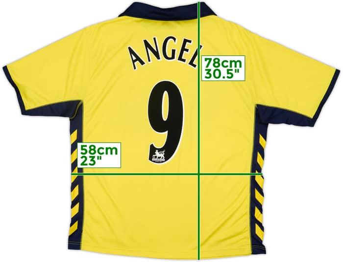 2005-06 Aston Villa Away Shirt Angel #9 - 6/10 - (XL)