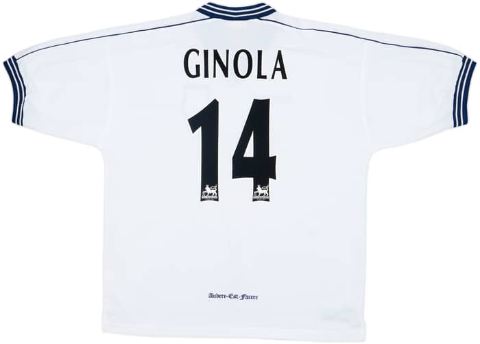 1997-99 Tottenham Home Shirt Ginola #14 - 10/10 - (XL)