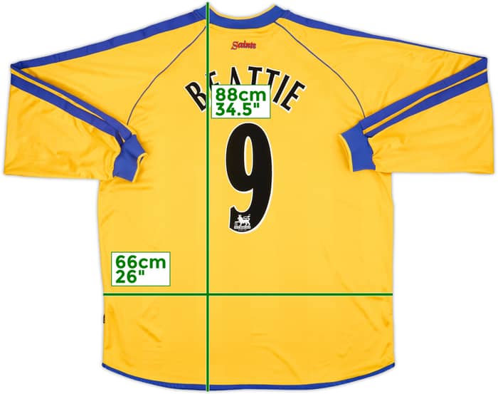 2002-04 Southampton Third L/S Shirt Beattie #9 - 9/10 - (XXL)