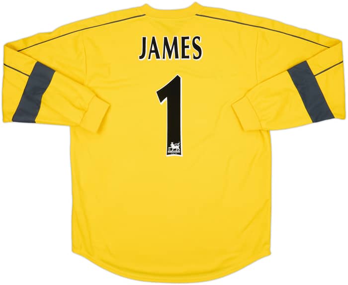 2001-03 West Ham GK Shirt James #1 - 8/10 - (XXL)