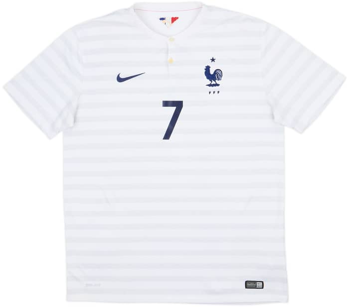 2014-15 France Away Shirt Ribery #7 - 6/10 - (L)