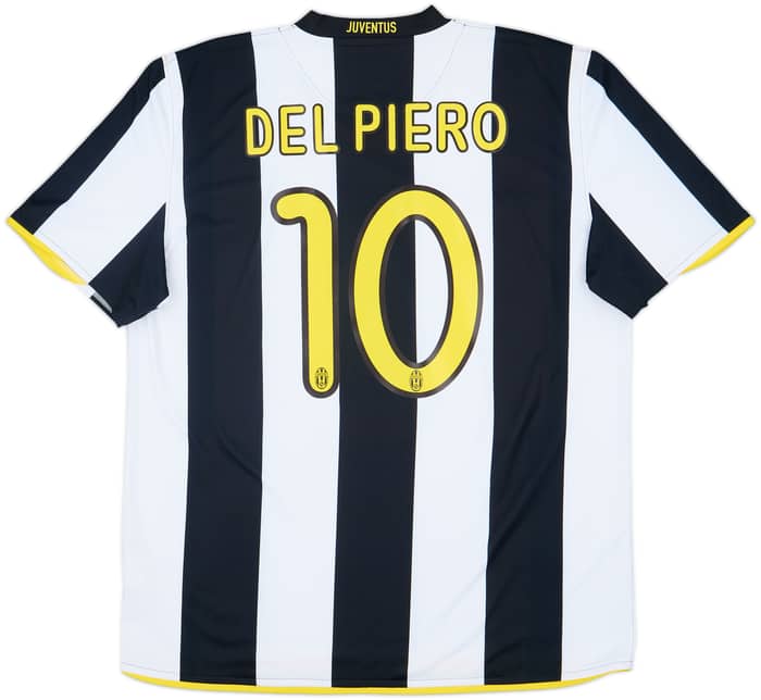 2008-09 Juventus Home Shirt Del Piero #10 - 6/10 - (XL)