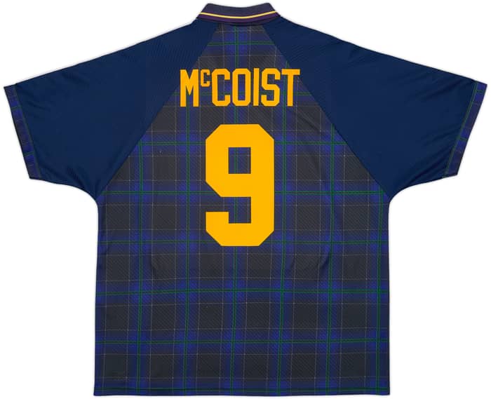 1994-96 Scotland Home Shirt McCoist #9 - 8/10 - (XXL)