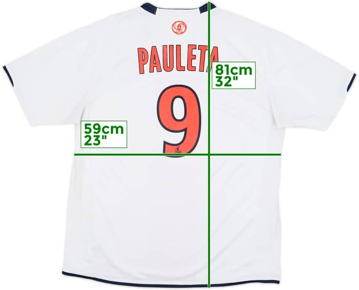 2007-08 Paris Saint-Germain Away Shirt Pauleta #9 - 6/10 - (XL)