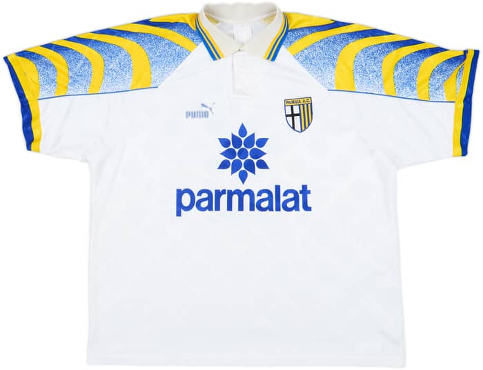 1995-97 Parma Home Shirt Stoichkov #8 - 6/10 - (XL)