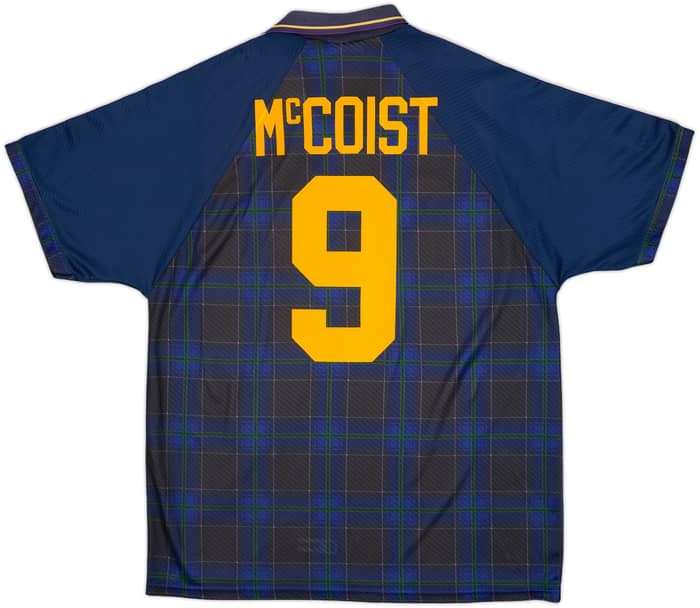 1994-96 Scotland Home Shirt McCoist #9 - 7/10 - (XL)