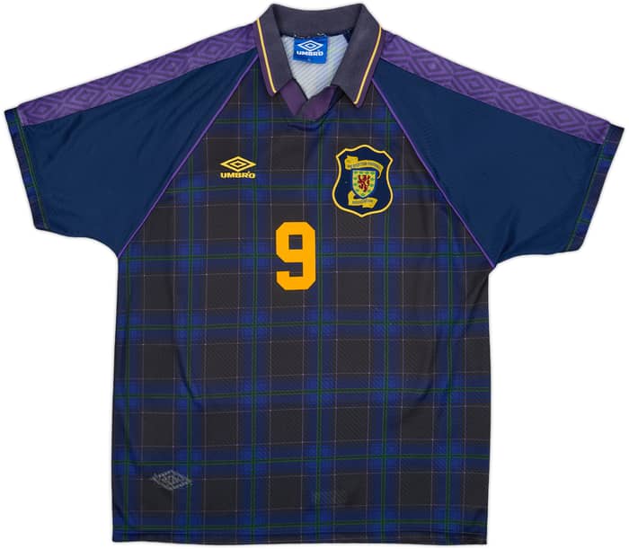 1994-96 Scotland Home Shirt McCoist #9 - 7/10 - (XL)