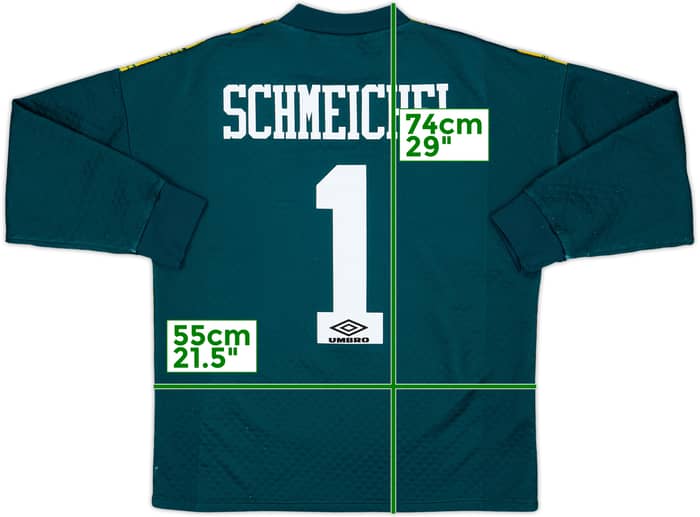 1994-96 Manchester United GK Shirt Schmeichel #1 - 6/10 - (M)