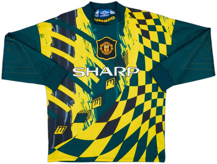 1994-96 Manchester United GK Shirt Schmeichel #1 - 7/10 - (M)