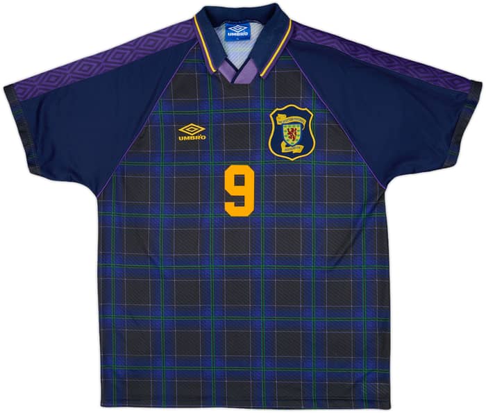 1994-96 Scotland Home Shirt McCoist #9 - 7/10 - (XL)