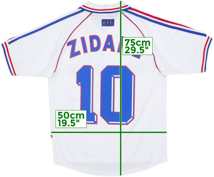 1998 France Away Shirt Zidane #10 - 6/10 - (S)
