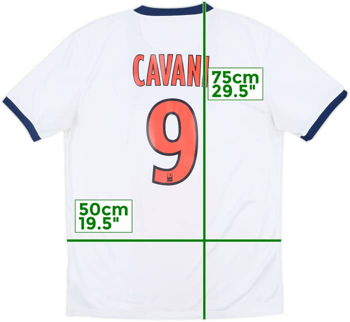 2013-14 Paris Saint-Germain Away Shirt Cavani #9 - 6/10 - (M)