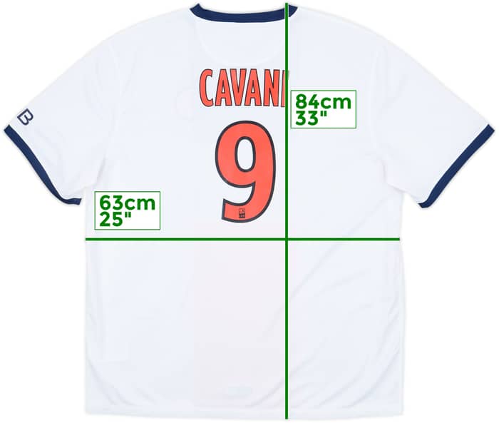 2013-14 Paris Saint-Germain Away Shirt Cavani #9 (XXL)