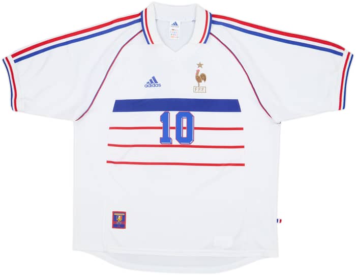 1998 France Away Shirt Zidane #10 - 7/10 - (XL)