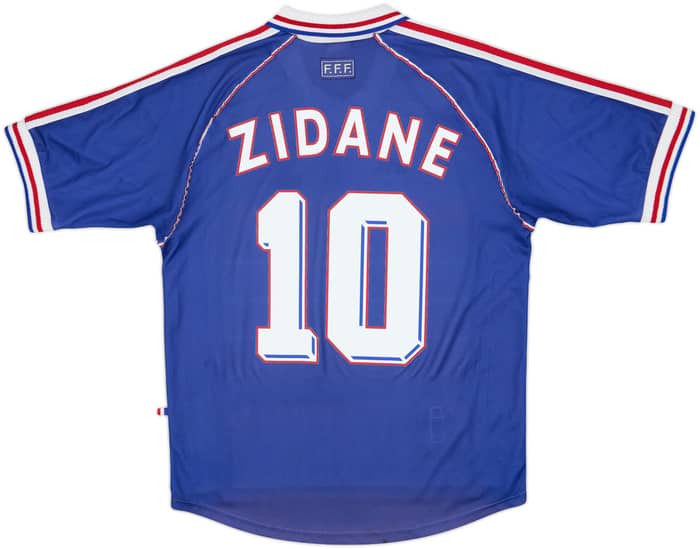 1998-00 France Home Shirt Zidane #10 - 5/10 - (M)