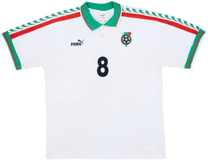 1996-98 Bulgaria Home Shirt Stoitchkov #8 - 8/10 - (L)