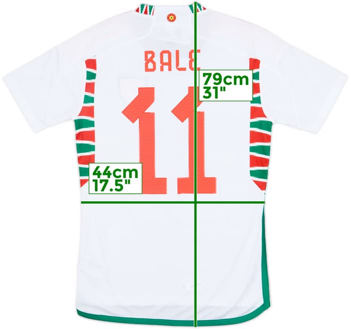 2022-24 Wales Away Shirt Bale #11 (S)