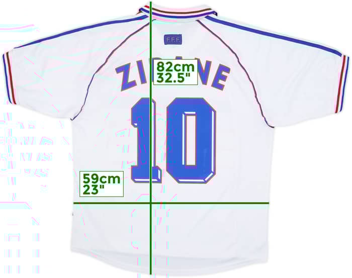 1998 France Away Shirt Zidane #10 - 7/10 - (XL)